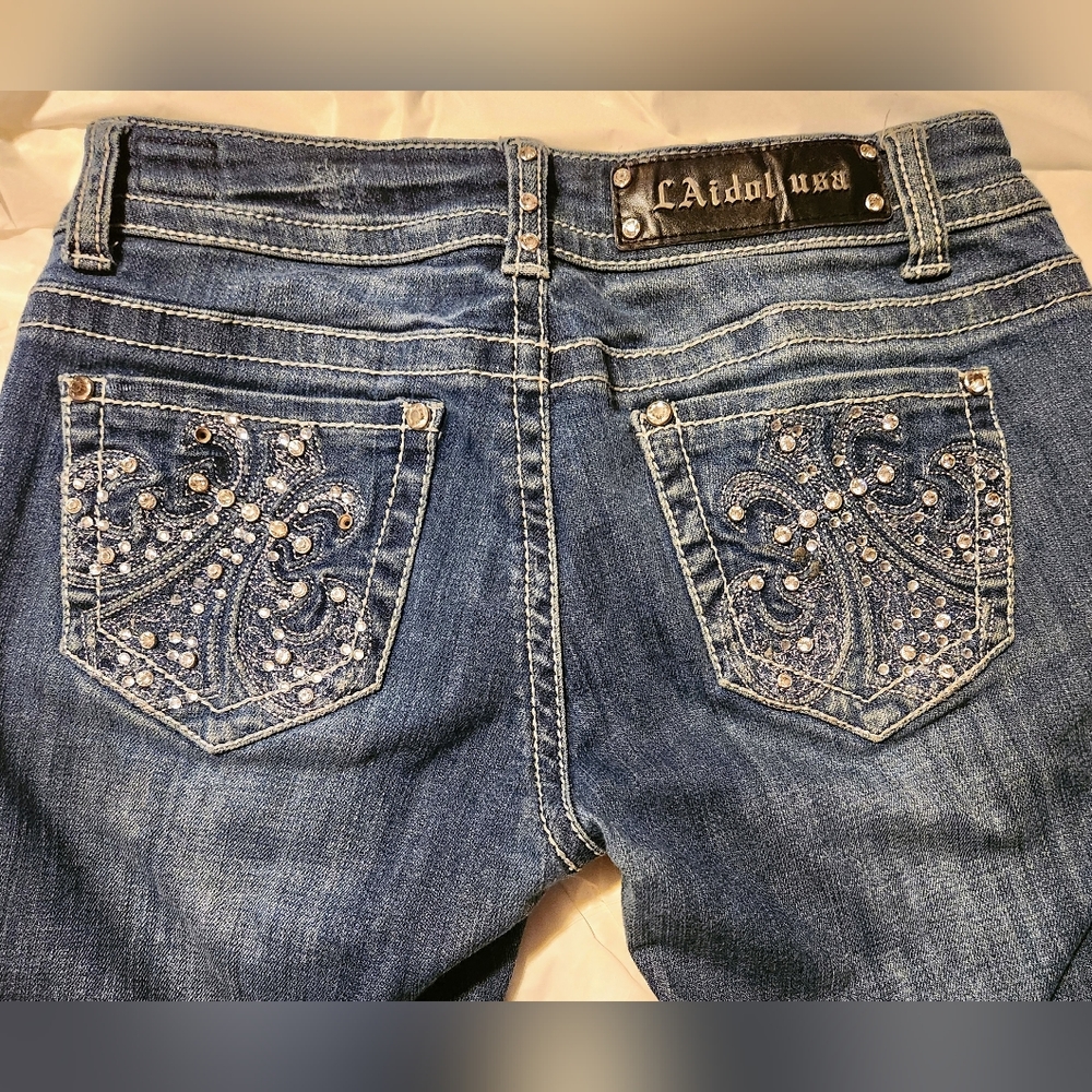 LA Idol Denim Capri Size 5